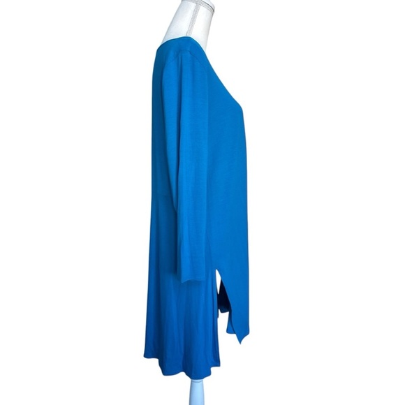 New with tags Eileen Fisher blue tunic size L - Picture 5 of 11